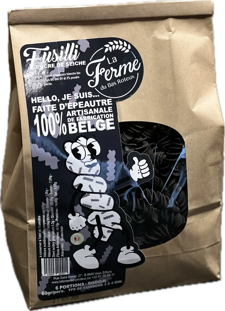 FUSILLI ENCRE DE SEICHE 500gr