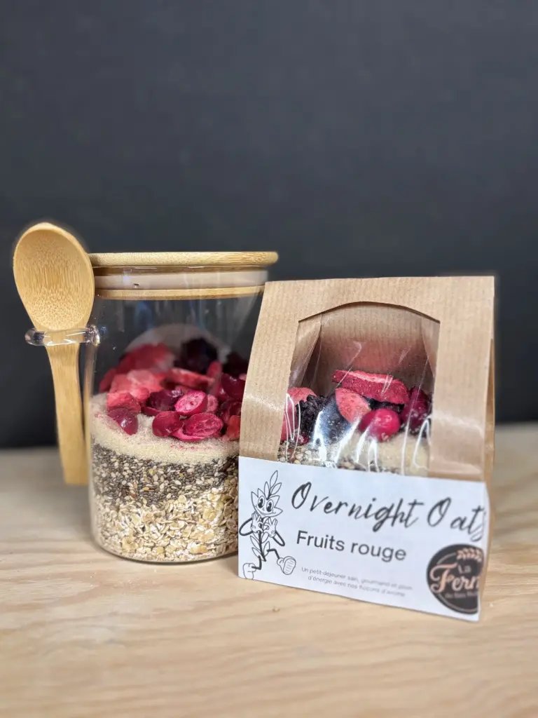 OVERNIGHT OATS FRUITS ROUGE