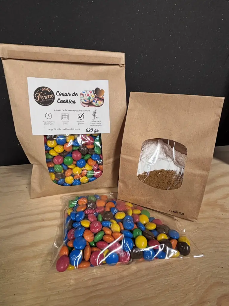 Mix Cookies bonbons chocolats colorés
