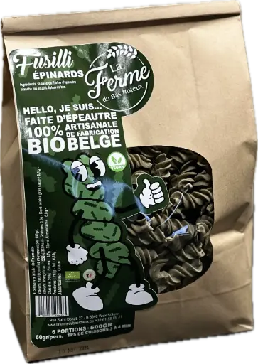 [ART9] FUSILLI EPINARDS 500gr 